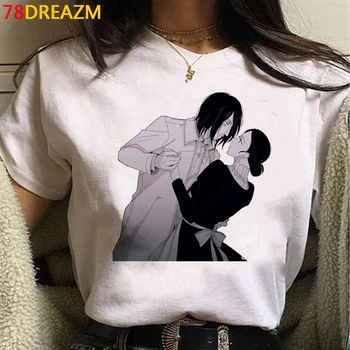 Japansk Animationsfilm Angreb på Titan T-Shirt Kvinder Shingeki Ingen Kyojin Tegnefilm Titans Angreb Grafiske Tees Harajuku Unisex t-shirt Kvindelige