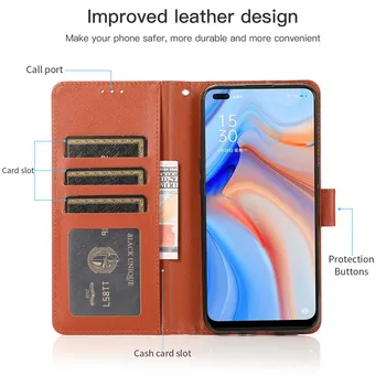 Læder taske til Xiaomi Redmi Note 9 Pro 9S 8T 7 5 6 8 Pro 9A 9C 7A 8A Tilfældet for Xiaomi Mi Note 10 Lite A3 Poco F2 Pro Flip Cover