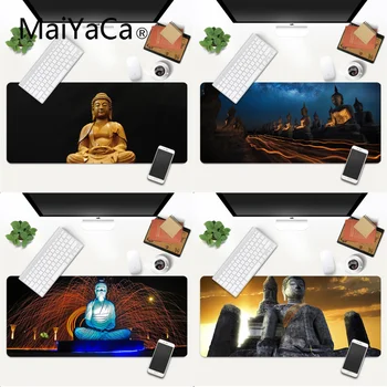 MaiYaCa Cool Ny Buddha Komfort musemåtten Gaming Musemåtte Gaming musemåtte Store Deak Mat 700x300mm for overwatch/cs go