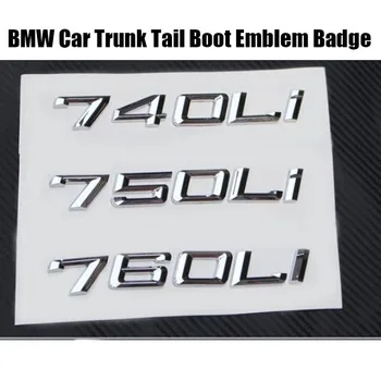 1 sæt car Boot indretning mærkat bil styling ABS BMW 745i 730 740 750 760LI 7series bil påmontering forskydning emblemer badge klistermærker