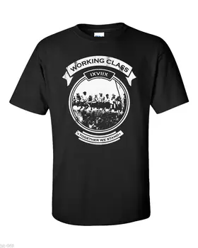 2019 Sommer t-Shirt Working Class Hero T-Shirt Krig Sammen Står Vi Arbejdere Stolthed Punk Anarki Oi O-Neck T-shirt