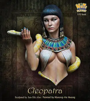 Harpiks Figur Kit 1/12 Cleopatra bust Umalet Garage Resin Model Kit