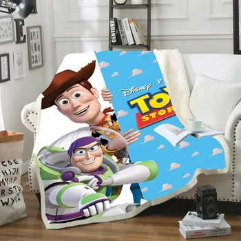 Disney Toy Story Sherif Woody, Buzz Lightyear Baby Bløde Tæppe Smide Sovesofa Dække Sengetøj til Drenge Børn Julegaver