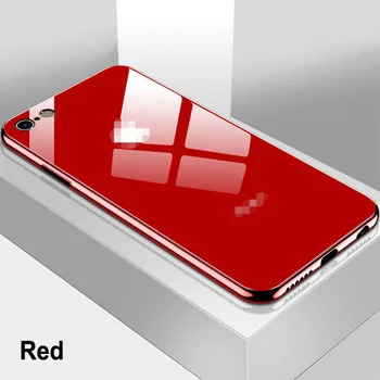 2021 Hot Sell Stil Luksus Phone Case For iPhone XR XS Antal 6S 7 8 Spejl Belægning Hærdet Glas Cover