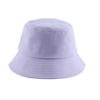 Top koreansk Voksne Børn Sommer Sammenklappelig Panama Bucket Hat, Bomuld, Hip Hop Cap Wide Brim Stranden UV-Beskyttelse Fiskeren Hat