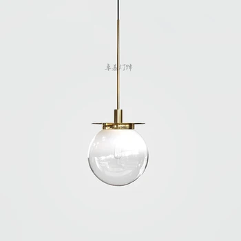 Moderne Spejl Glas Kugle Vedhæng Lys Kobber/Sølv/Guld Globe Lampe Moderne Køkken Kampprogram 1piece