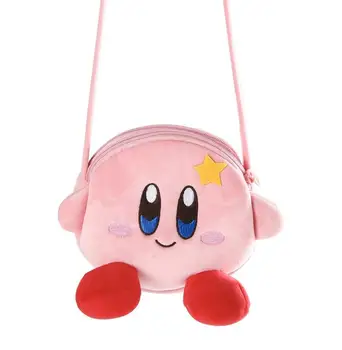 1stk Dejlig Anime Kirby Stjerne Messenger Taske, Rygsæk Plys Legetøj Udstoppet Dukke Mad, Shopping Taske til Børn Piger Fødselsdag Gaver