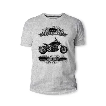 Klassisk Motorcykel Fans Xdiavel_Cruiser Klassiske Veteranbiler Nye 2019 Sommer Style Mand Print T-Shirt Hipster Bomuld