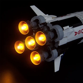 USB-Drevne LED Belysning Kit Til Apollo Saturn V 21309 (LED Kun Medtaget, Ingen Kit) Legetøj For Børn, Kids Legetøj - Grundlæggende Version