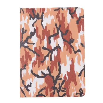 360 Graders Roterende Camouflage Print Flip Stå PU Læder Cover Case Til Apple iPad, Luft /Air2 /9.7 2017 /9.7 2018 + Film + Pen