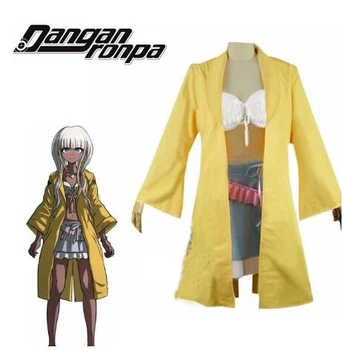 2020 NYE Danganronpa V3:Drab Harmoni Angie Yonaga Cosplay Kostume Uniform Animationsfilm Halloween Passer til Gul