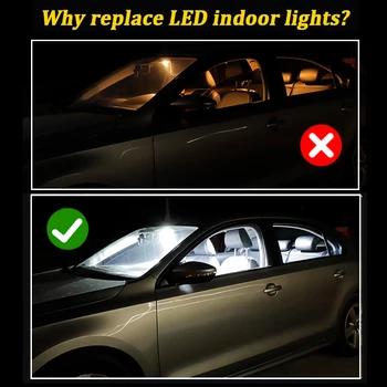 Canbus For Nissan Patrol Y61 Y62 2000-2017 2018 2019 Køretøj LED Indvendige Dome Kort Tag Lys kit Car Lampe Tilbehør