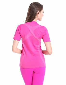 Yoga Sommer Tøj Kvinder Fitness Sport Passer til Quick Dry Toppe Løbe t-Shirt Bodybuilding Tøj Jogging, Fitness Tees Løbe T-shirt