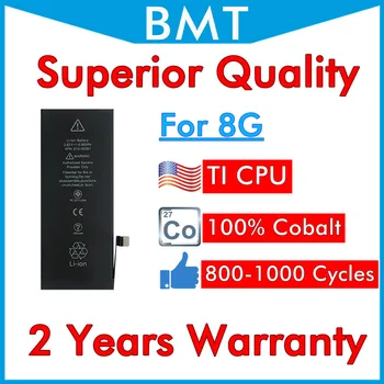 BMT Oprindelige 5pcs fineste Kvalitet, Kobolt-Celle Batteri til iPhone 8 8G + ILC Teknologi i 2019 udskiftning reparation iOS 13