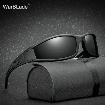 WarBLade Polariserede Solbriller, Beskyttelsesbriller at Køre i Bil-Brillerne UV-Beskyttelse HD Gule Linser Night Vision Sol Briller Til Mænd, Kvinder