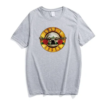 Sommer Top Guns And Roses Shirt Kvinder Flare Band T-Shirt 3d Bomuld Women ' s Guns N Roses Trykt Rund Hals T-shirt med Korte Ærmer