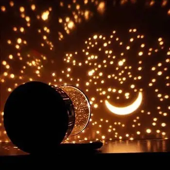 Romantisk Fantastiske Kosmos Månen Farverige Master Stjerne Himmel Lys Børne-Projektor på Universal Boern lampe Natten Stede Jul Gi R5D1