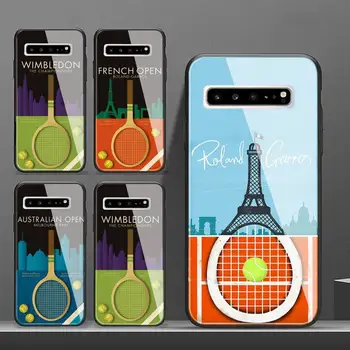 Stade Roland-Garros Glas Phone Case Cover Til Samsung Galaxy S20 Ultra S10 S9 S7 S8 Plus Kant S10 E Lite Note 8 9 10 Pro Cover