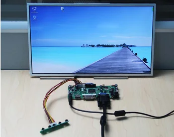 Yqwsyxl Control Board Monitor Kit for HB140WX1-100 HDMI+DVI+VGA-LCD-LED-skærm-Controller Board-Driver