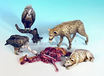 1/35 moderne dyr set Harpiks figur Model kits Miniature gk Unassembly Umalet