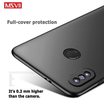 Redmi Note 5 Pro Tilfælde MSVII Mat Cover Til Xiaomi Redmi Note 5 Global Case Xaomi Xiomi Tilbage Dække For Xiaomi Note 5 Pro Tilfælde