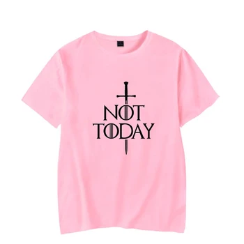 Sommeren Nye Mode Arya Stark-Ikke i Dag, pink T-shirt mandlige/kvindelige personlighed Harajuku style print Arya Stark-Ikke i Dag T-shirt