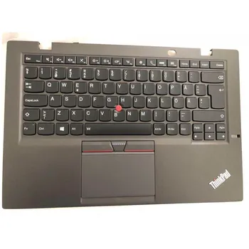 Nye/Orig for Thinkpad X1 Carbon 3rd 20BS 20BT Baggrundsbelyst Tastatur w/ Håndfladestøtten Touchpad