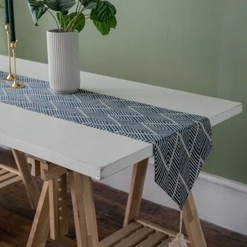 Moderne bordløber chemin de tabel Løbere til bryllupsfest camino de mesa tafelloper Tabel Mantel Home Decor Tekstil