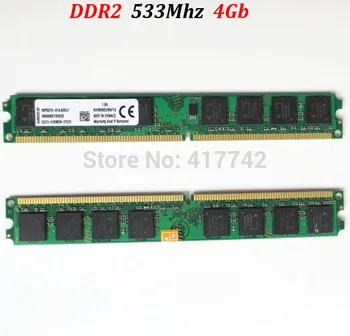 8Gb memoria RAM DDR2-533 4Gb / PC2-4200 PC2 4200 4G 533 mhz ddr 2 4g-4 gb ( for AMD til Intel )-- livtidsgaranti