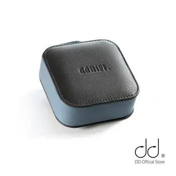 DD ddHiFi C80B Ægte Læder Øretelefon Opbevaring Tilfælde, at Første Lag Okseskind Beskyttende Taske til In-Ear Monitors IEMs