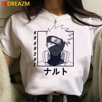 Naruto Akatsuki Sasuke Itachi tøj sommer top mænd kawaii harajuku kawaii hvid t-shirt par plus size tøj
