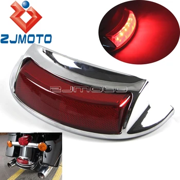 Motorcykel Røde LED Ekstra bagskærm Tip Lys Til Harley 2009-senere FLHTC FLHTCU FLHTCUL FLHTK FLHTKL 2016-senere FLTRU