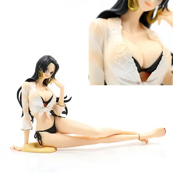 Et Stykke Boa Hancock Nami Sexet Badedragt Sidder Ver. PVC-Action Figur Viser, lange ben Samling Model toy 11-12cm Anime Figur