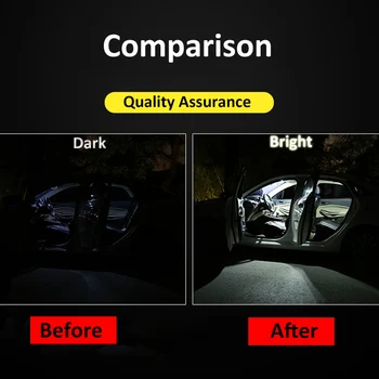 7 Stk Bilen Hvid Indvendig LED Pære Pakke Kit Til Chevrolet Chevy Malibu 2013 Kort Dome Licens Lampe Tilbehør