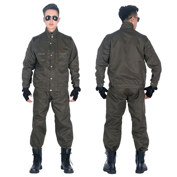 Militær Uniform Hærens Taktiske Særlige Styrker Tøj Mænd Combat Shirt Soldat Solid Voksen Arbejde Bære Tøj, Bukser Sæt