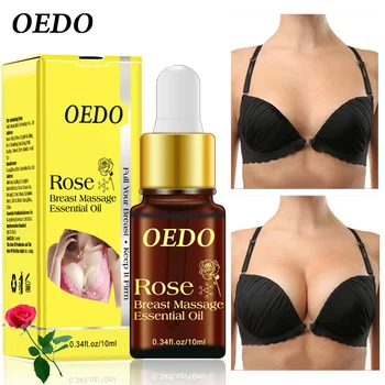 OEDO Rose Plante Breast Enhancer Massage Æterisk Olie brystforstørrelse Løfte Størrelse Op Forstørre Stramt Fast Brystet kropspleje