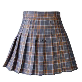 Kvinder Læg Nederdel Harajuku Preppy Stil Plaid Nederdel Mini Sød Japansk Skole Uniformer Damer Ydeevne Nederdel Saia Faldas