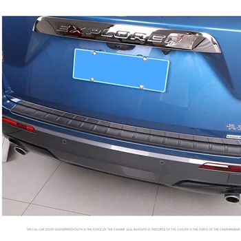 For Ford Explorer 2020 2021 Rustfrit Stål Bil Bagfra Kuffert Dække Trim Dekoration Bagklappens Ramme Pynt Strip Auto Tilbehør