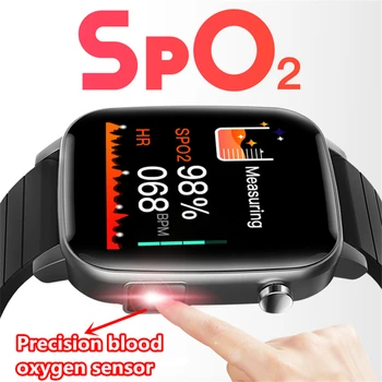 2021 SP1 Sports Mænd og Kvinder Smartwatch med Kroppens Temperatur Måle puls Reel Medicinsk SPO2 Blodets Ilt-Måler Smart Ur