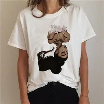 Kvinder Ariana Harajuku Sjove Tshirt Pige Ulzzang Grafisk 90'erne T-shirt til Sommeren Sjove Print T-Shirt,Drop Skib