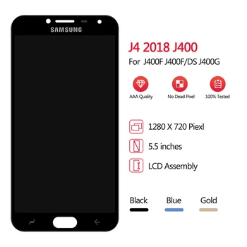 For Samsung Galaxy J4 2018 LCD-Skærm Touch screen Digitizer Assembly TFT På SM J400F J 4 2018 400F SM-J400F J400 Test