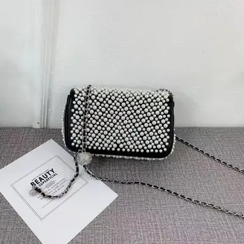 22cm Pearl Crossbody Kæde Taske Luksus Nye Designer Håndtasker til Kvinder 2021 Tendens Messenger Taske Damer, Hånd Punge Dropshipping