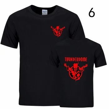 Mænds Thunderdome T-Shirt Afslappet behagelig Tee Toppe Hardcore Guiden Trykt Design T-shirt i bomuld cool kortærmet