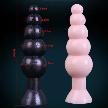 Blød anal perler dildo butt plugs g spot anal dilator stimulator sexlegetøj til kvinde gay mænd anal buttplug bolde røv stik