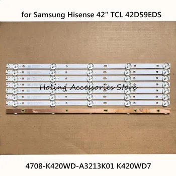 Led bar lys for TCL LE42D88UD baggrundslys 4708-K420WD-A3213K01 K420WD7-A3 1STK=5LED
