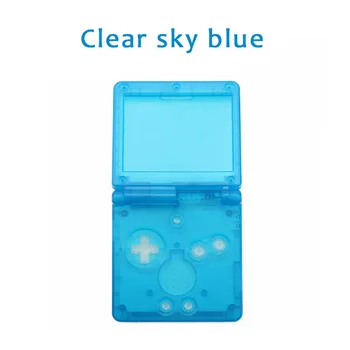 1 sæt Klare Farve Gennemsigtig Til GBA SP til Gameboy Advance SP Fuld Boliger Tilfælde Dække Udskiftning Boliger Shell knapper