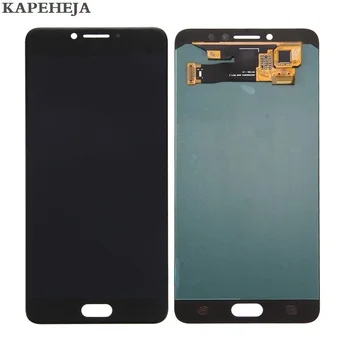Super AMOLED LCD-For Samsung Galaxy C7 Pro C7010 LCD-Skærm Touch screen Digitizer Assembly
