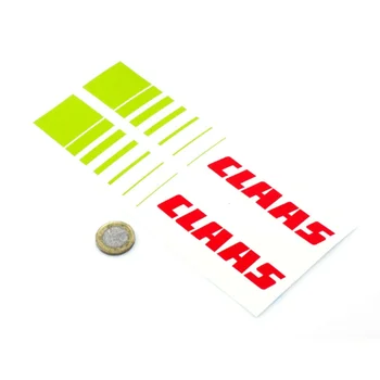 CLAAS adhesivo autocollant decals adesivo adesivi aufkleber pack 2 enhed 200x50mm