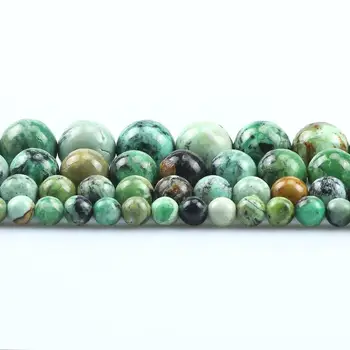Natursten Afrikanske Turkiser Variscite Mineral Perler Løs Spacer Perler Til Smykker at Gøre DIY Armbånd Halskæde 6/8/10/12mm