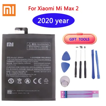 2020 år Xiaomi Oprindelige Udskiftning BM50 Batteri Til Xiaomi Mi Max 2 Max2 Ægte Telefonens Batteri 5300mAh + Gratis Værktøjer